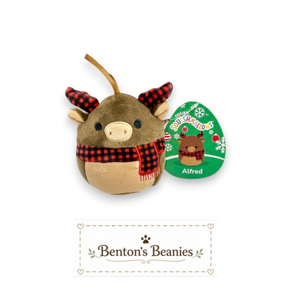 Alfred the Moose Squishmallows Ornament | Original Tag Attached ⭐